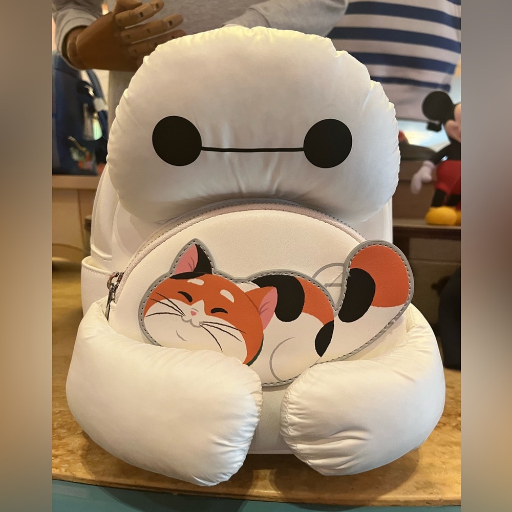 Disney Parks Loungefly Baymax & Mochi Backpack